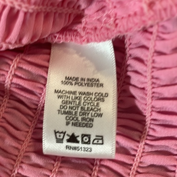 1. State Bubblegum Pink Semi-sheer Peasant Blouse Size Small - Picture 14 of 14